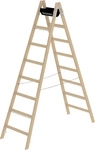 Munk 033216, Munk Sprossen-Stehleiter Holz 2x8 Sprossen (Stehleiter, 234 cm) (033216)
