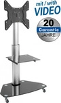 myWall HP 1 C, myWall Hp 1 C (40 kg, 12.60" - 55") (HP 1 C) Schwarz/Silber