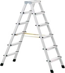 Zarges 41266, Zarges Profi-Stufenleiter (Stehleiter, 163 cm) (41266) Silber
