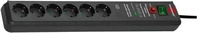 Brennenstuhl 1159540376, Brennenstuhl Secure-Tec (6x, CEE 7/4, CEE 7/5, 3 m)