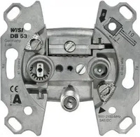 WISI 76823, WISI DB 53 D SAT Antennendose Stichdose (SAT Kabel) (76823)