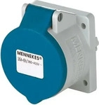 Mennekes 1668, Mennekes Anbausteckdose TwinCONTACT (1668) Blau/Grau