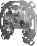 Televes 524201, Televes SD33ST-DC TV (koaxial) Silber Steckdose (SD33ST-DC) (85 dB,