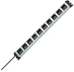 Kopp 227120011, Kopp Steckdosenleiste POWERversal 10-fach (CEE 7/3, 1.40 m)