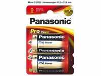 Panasonic LR20 Pro Power Mono Batterie 2er Blister Mono LR20 Size D, Batterien +