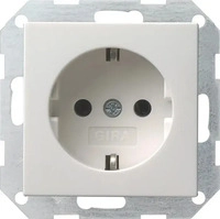 Gira 018803, Gira Schuko-Steckdose (018803) Weiss