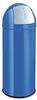 Helit Push-Abfallbehälter, Abfalleimer, Blau