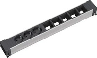 Bachmann 909.006, Bachmann Power Strip 8-way (8x, CEE 7/3) (909.006) Schwarz