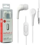 Motorola Earbuds 2-S wh, Motorola Earbuds 2-S In-Ear-Kopfh&ouml;rer mit Mikrofon white