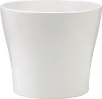 Scheurich 31641, Scheurich Flower Pot 808 (11 x 9 cm) (31641) Weiss