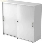 Hammerbacher V1753S/W/W/BM, Hammerbacher Sideboard (120 x 40 x 110 cm)