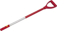 Wolf-Garten 3943062, Wolf-Garten Aluminium-D-Stiel (3943062) Rot/Silber