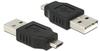 Delock Micro USB zu (USB 2.0, Micro USB, 5 cm) (322008) Schwarz