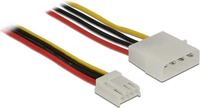 Delock 83184, Delock 4 Pin - 4 Pin (22 cm, 4 pin Floppy, 4 pin Molex) (83184)