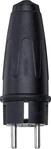 Merten 122051, Merten Vollgu.-SCHUKO-Stecker (122051) Schwarz