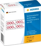 Herma 4886, Herma Nummernetiketten (4886) Rot