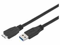 Goobay USB A — Micro B (1.80 m, USB 3.0), USB Kabel