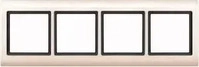 Merten 400444, Merten AQUADESIGN-Rahmen, 4fach, weiss 400444 (400444)