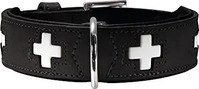 Hunter 42816, Hunter Halsband Swiss Schwarz f&uuml;r Hunde 37 (37, Hund, Allgemein)