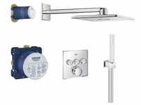 Grohe 34706000, Grohe Grohtherm SmartControl Duschsystem UP mit Rainshower