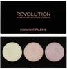 Makeup Revolution, Highlighter + Bronzer, Highlighting Powder Palette (Rose,...