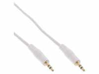 InLine Klinke Kabel (3 m, Einstiegsklasse, 3.5mm Klinke (AUX)), Audio Kabel