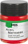 Kreul 75572, Kreul Acryl Mattfarbe Dunkelrot 50ml (50 ml) (75572) Rot,...