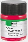Kreul Acryl Mattfarbe, 50 ml (50 ml) (23251851) Rot, Grundpreis: &euro; 115,- / l