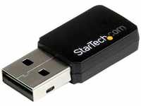 StarTech USB433WACDB, StarTech USB MINI WIRELESS-AC ADAPTER (USB) Schwarz