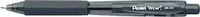 Pentel BK440-A, Pentel Druckkugelschreiber WOW BK440, schwarz (1x) (BK440-A)