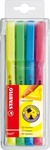 STABILO 555/4, STABILO flash Textmarker (4x) (555/4)