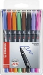STABILO 843/8, STABILO OHPen universal Folienstift permanent (8x) (843/8)