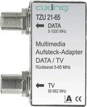 Axing TZU 21-65, Axing Multimedia AufsteckAdapter (TZU 21-65) Silber