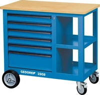 Gedore 6620540, Gedore 1502 Rollwerkbank mit 6 Schubladen (95 cm, 55 cm) (6620540)
