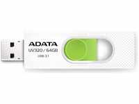 A-DATA AUV320-64G-RWHGN, A-DATA Adata UV320 (64 GB, USB A, USB 3.0) Weiss, 100 Tage