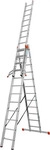 Krause 129703, Krause Vielzweckleiter MONTO Tribilo alu 3x 12 Sprossen, H: 356,0 cm