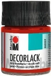 Marabu 11300005031, Marabu Acryllack "Decorlack", kirschrot, 50 ml, im Glas (50 ml)