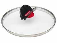 Ballarini Click&Cook Glasdeckel mit Dampfventil, Kochgeschirr Zubehör, Transparent