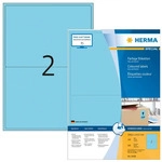 HERMA 4568, HERMA Farbige Etiketten A4 (4568) Blau