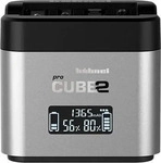 H&auml;hnel 1000 5700, H&auml;hnel pro Cube2 (Kamera Akku Ladeger&auml;t) (1000 5700) Grau