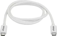 StarTech TBLT3MM1MW, StarTech Thunderbolt 3 Cable 1m (1 m, USB 3.2 Gen 2, 100 W)