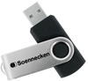Soennecken USB-Stick 71617 3.0 16GB schwarz/silber (16 GB, USB A, USB 3.0), USB