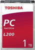 Toshiba HDWL110UZSVA, Toshiba L200 Laptop PC - Festplatte - 1 (1 TB, 2.5 ")