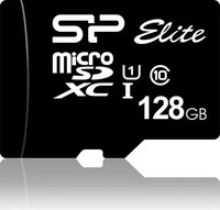 Silicon Power SP128GBSTXBU1V10SP, Silicon Power Elite UHS-I (128 GB, microSDXC, U1,