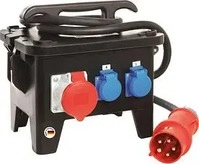 As - Schwabe 60554, As - Schwabe Mobiler Baustellen-Stromverteiler (6x, CEE 7/3)