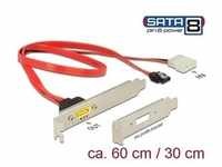 Delock SATA-Kabel Serial ATA 150/300/600, Interne Kabel (PC)