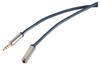 Shiverpeaks SP30811-SLIM Audio-Kabel 0,75 m 3.5mm Blau (0.75 m), Diverse Kabel