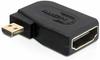 Delock High Speed HDMI with Ethernet (Micro HDMI) (14169812) Schwarz