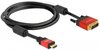 Delock 84342, Delock HDMI (Typ A) - DVI (2 m, HDMI, DVI)