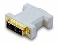 equip Adapter DVI Analog auf VGA 12+5/HDB15S/B beige (VGA, 4.50 cm), Data + Video